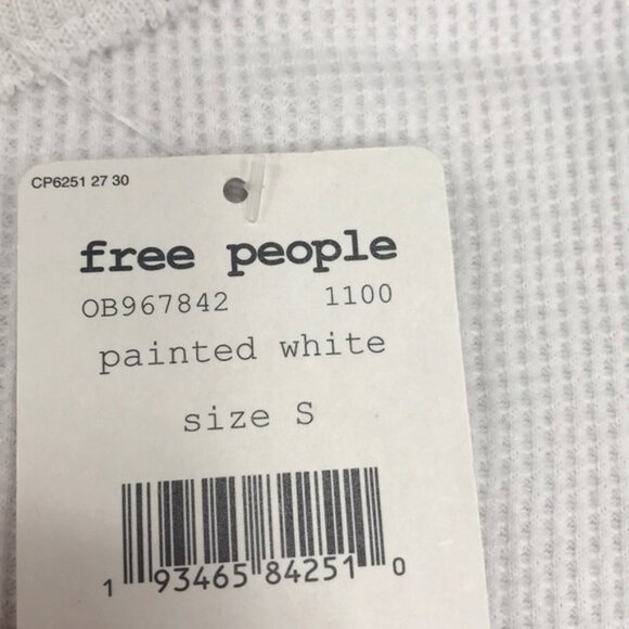 🎁 Free People Amelia Oversized Thermal Shirt - Picture 6 of 10